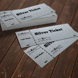 Silver Ticket Printing
